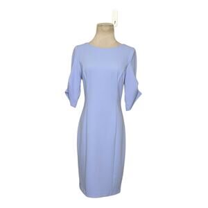 DKNY Light blue short sleeves sheath dress size 4